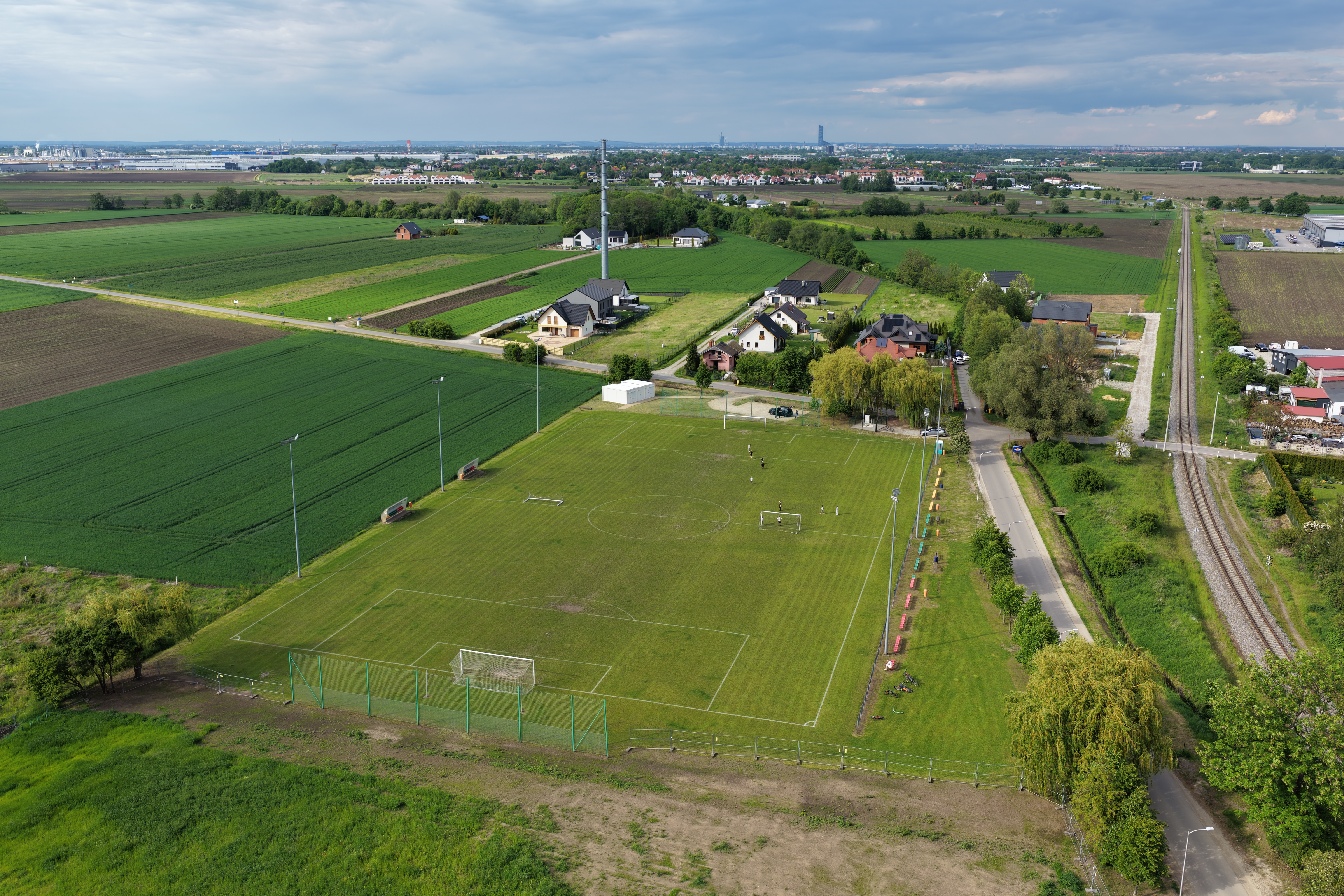 Stadion - widok z drona